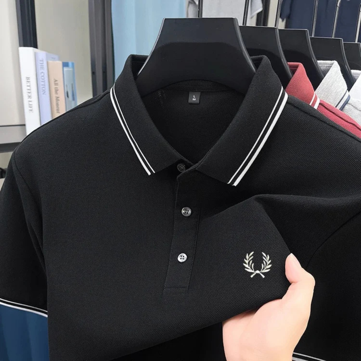Men’s Smart Casual Cotton Polo Shirt