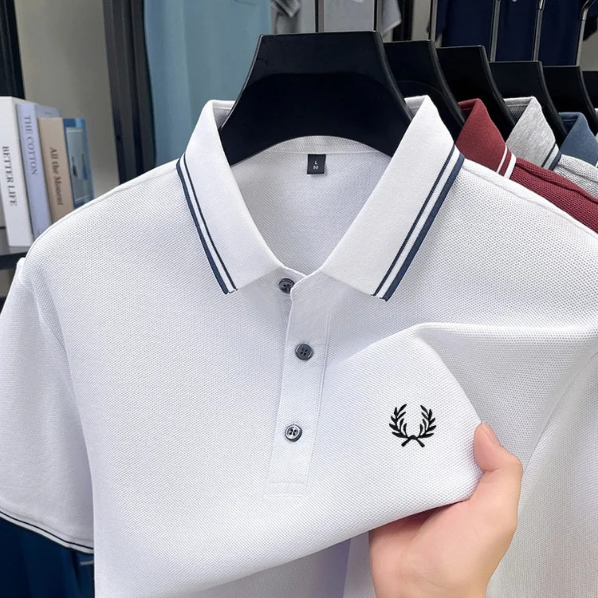 Men’s Smart Casual Cotton Polo Shirt