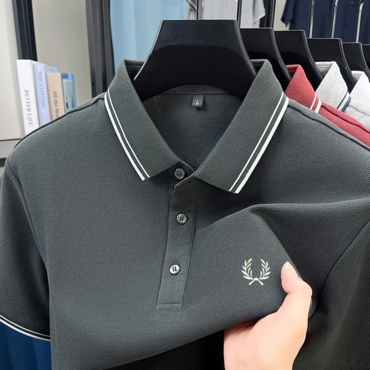 Men’s Smart Casual Cotton Polo Shirt