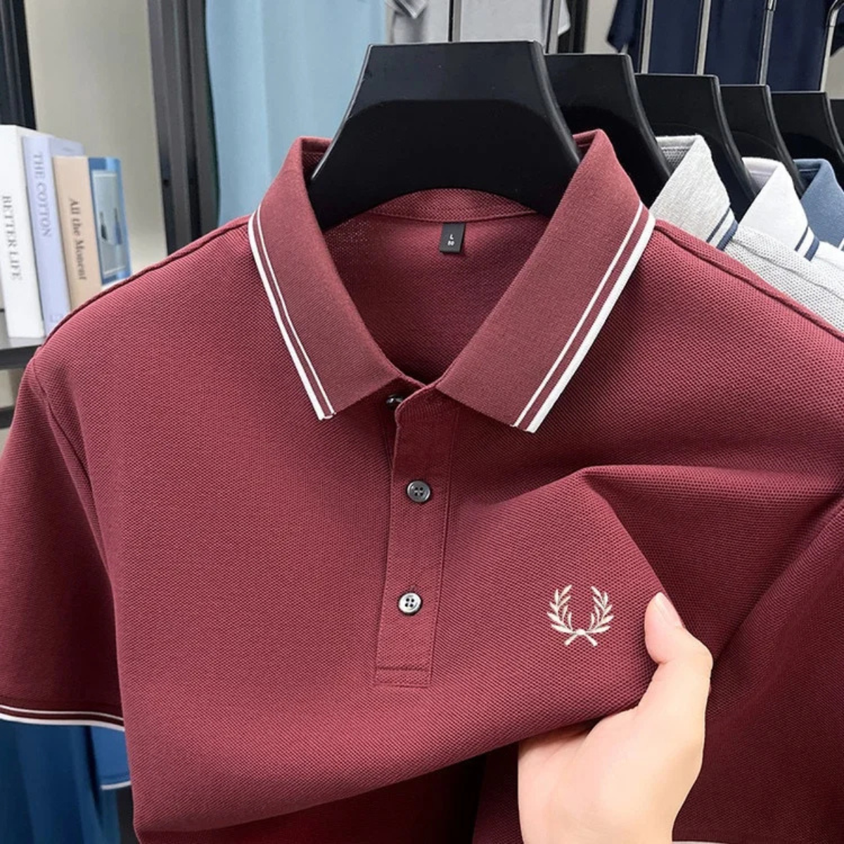 Men’s Elegant Cotton Polo Shirt