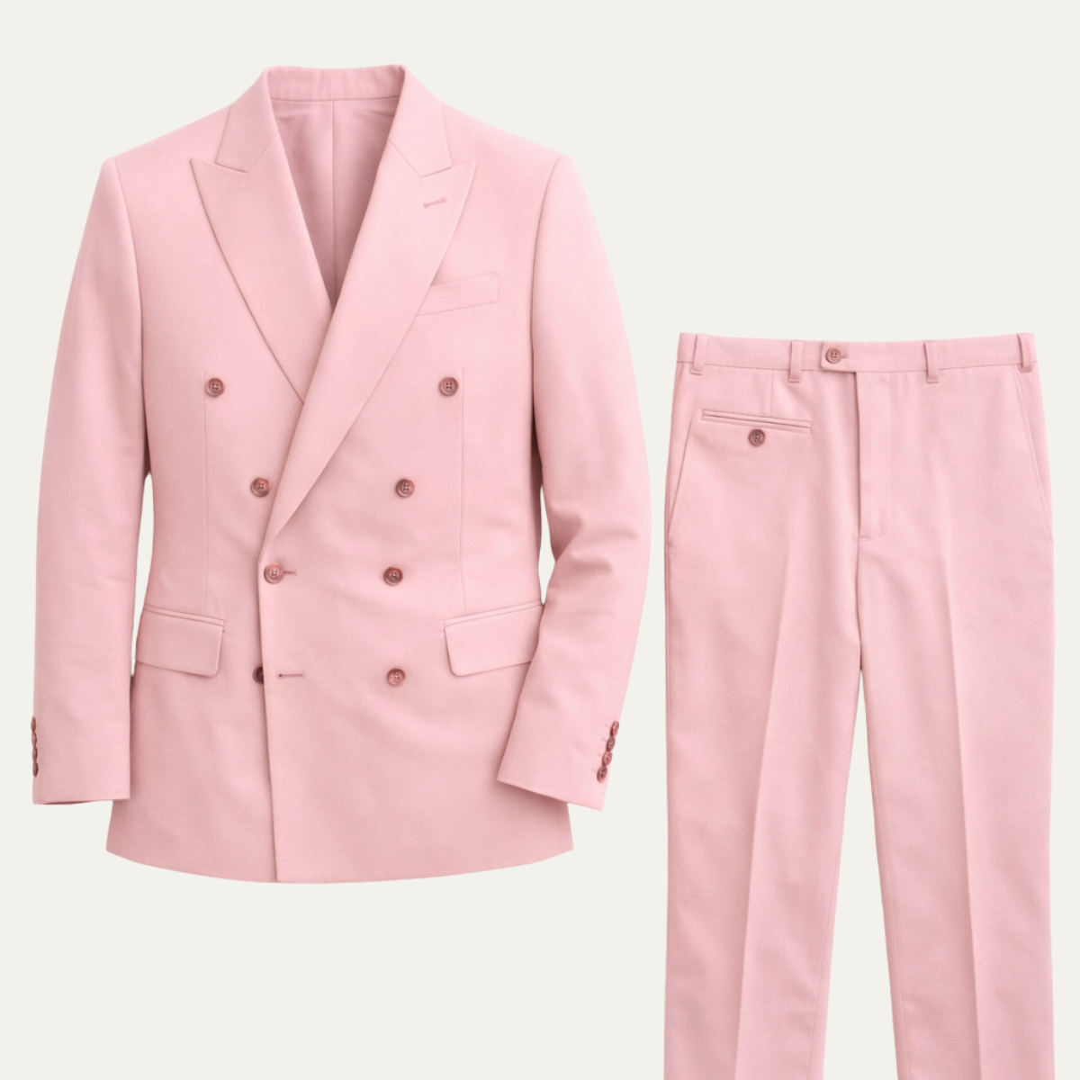 The Garda Men’s Double Breasted Suit – Classic Formal Jacket and Pants Set