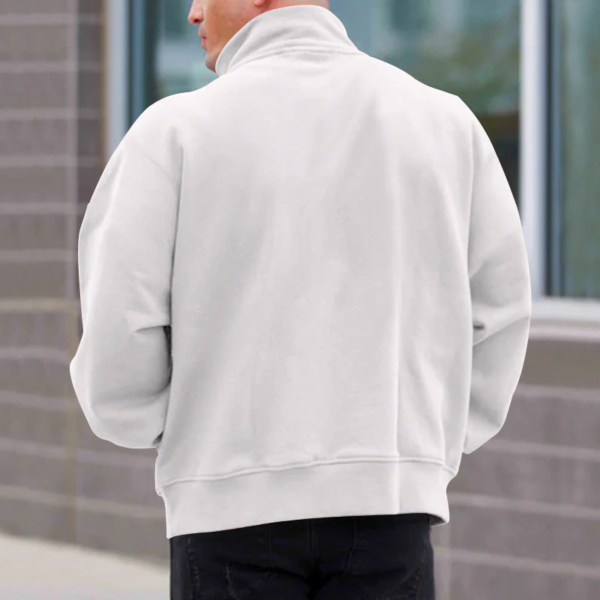 Men’s Slim Fit Half Zip Jumper