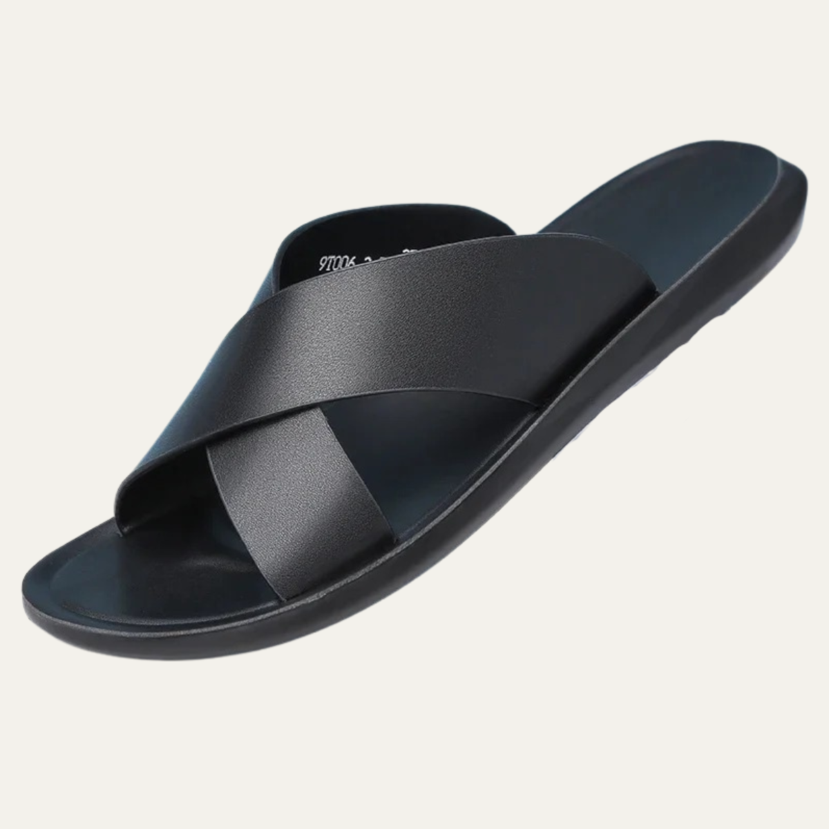 The Manchester Men’s Leather Slide Sandals