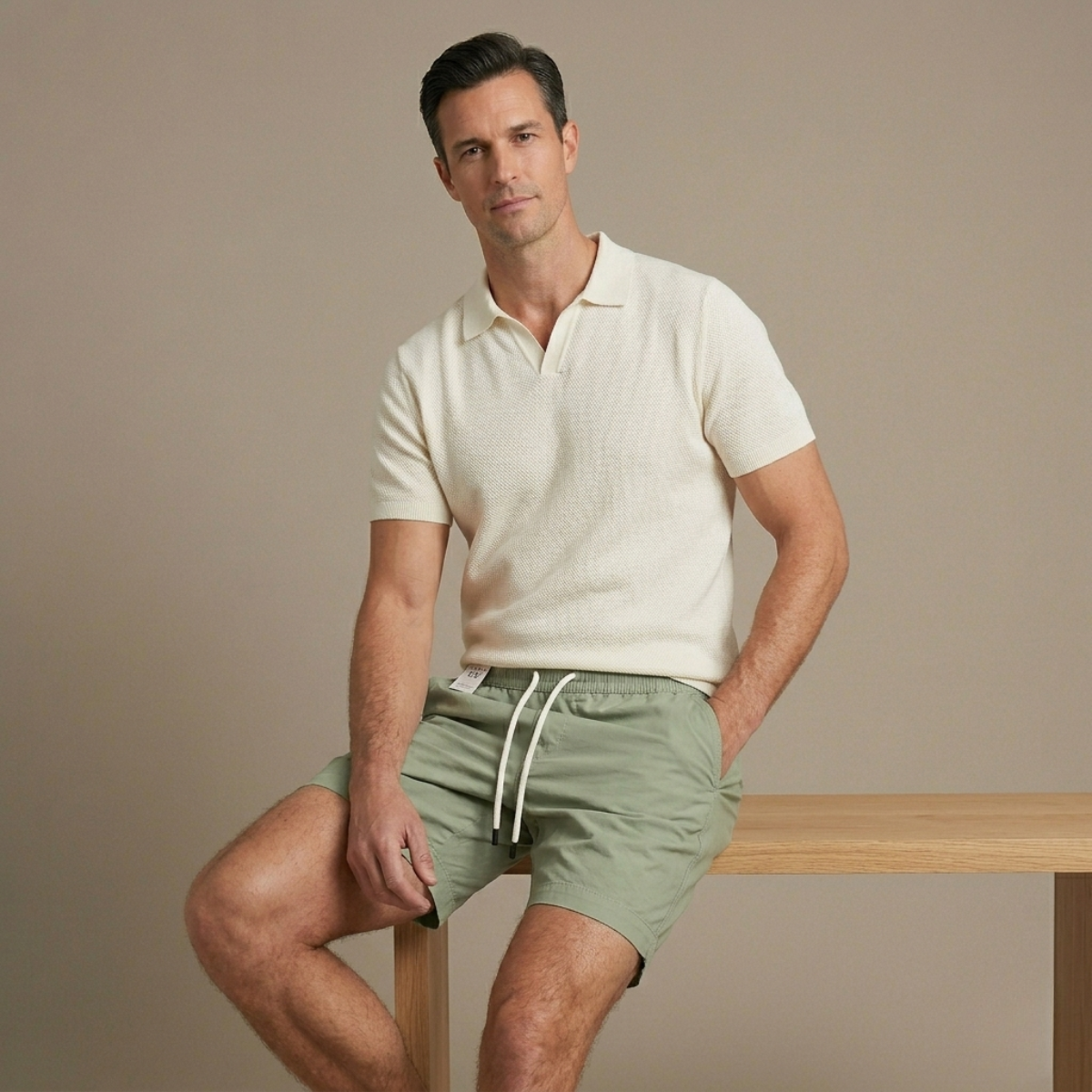 The Ludlow Men’s Lightweight Drawstring Cotton Shorts