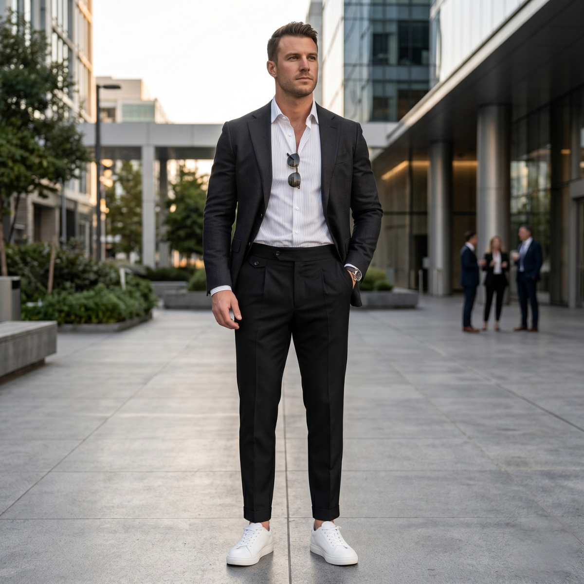 The McLaren Vale Men’s Slim Fit Business Dress Trousers