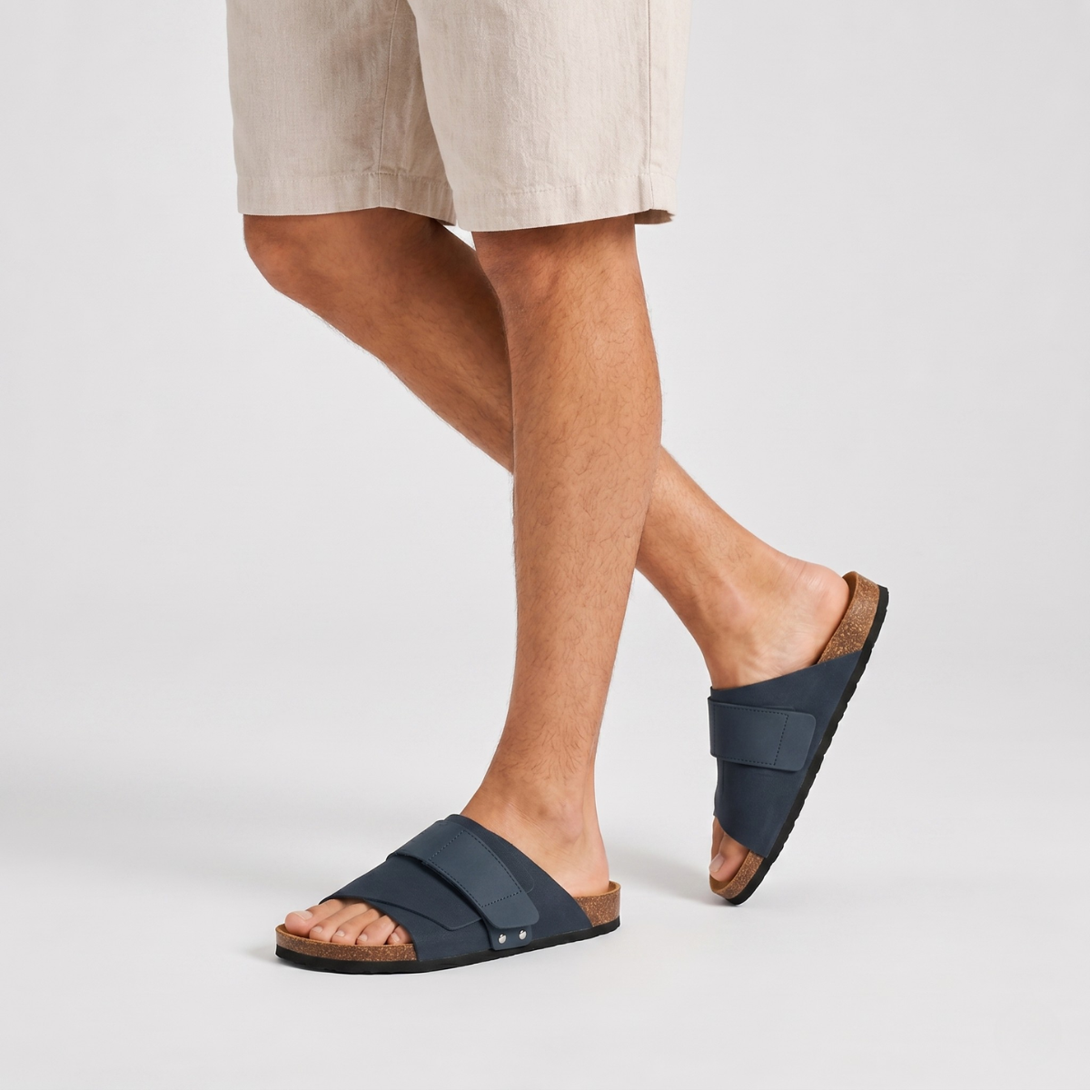 The Canterbury Men’s Cork Footbed Slide Sandals