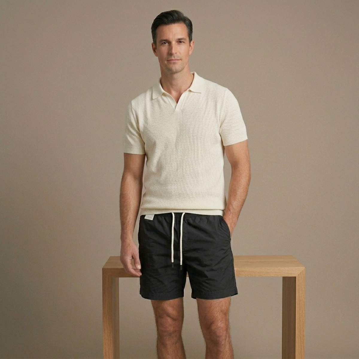 The Ludlow Men’s Lightweight Drawstring Cotton Shorts