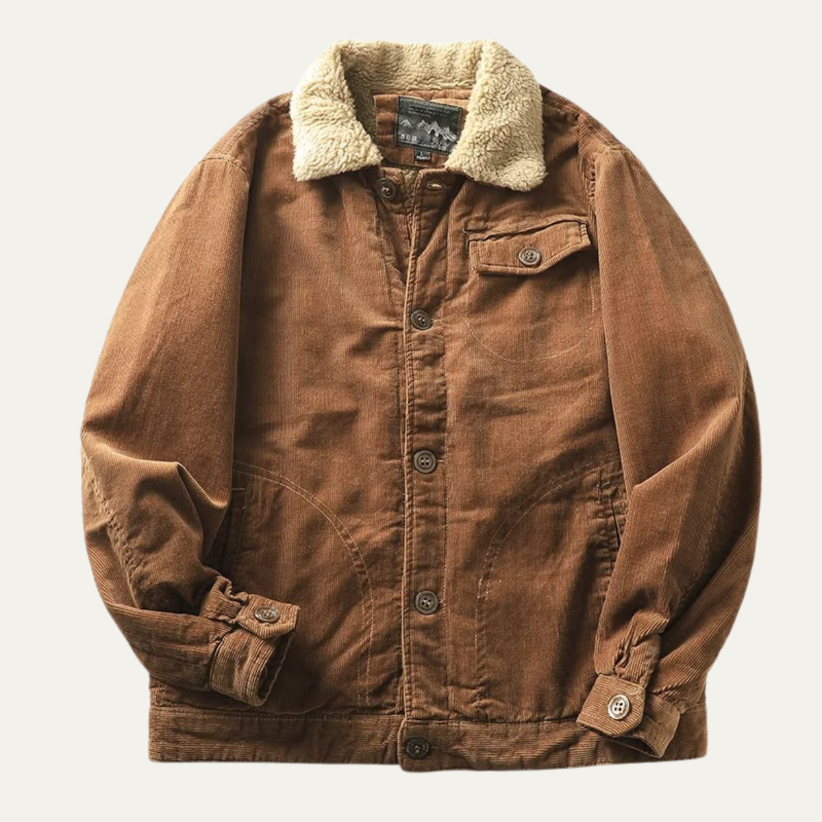 Men’s Casual Button Up Corduroy Jacket