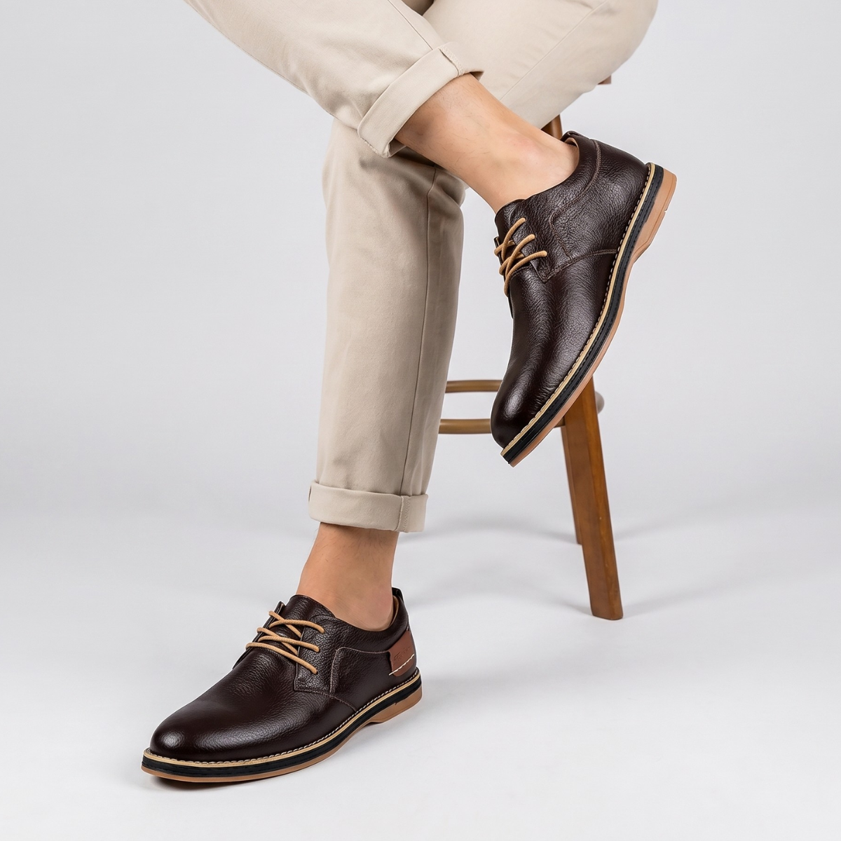 The Sandbanks Men's Elegant Lace Up Dress Shoes