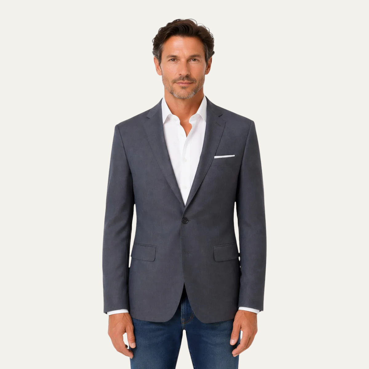 The Hanover Men’s Classic Single-Breasted Suit Jacket