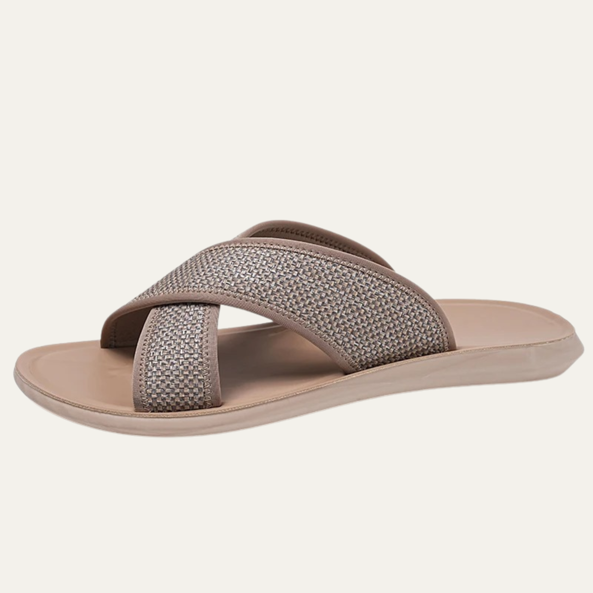 The Baveno Men’s  Open Toe Slip On Summer Slide Sandals