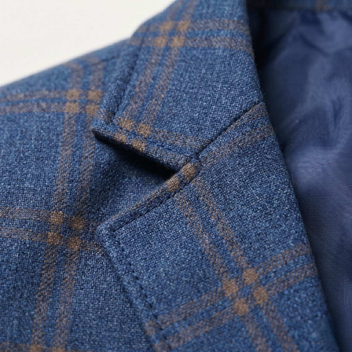 The Willoughby Men’s Classic Tailored Fit Suit Plaid Blazer