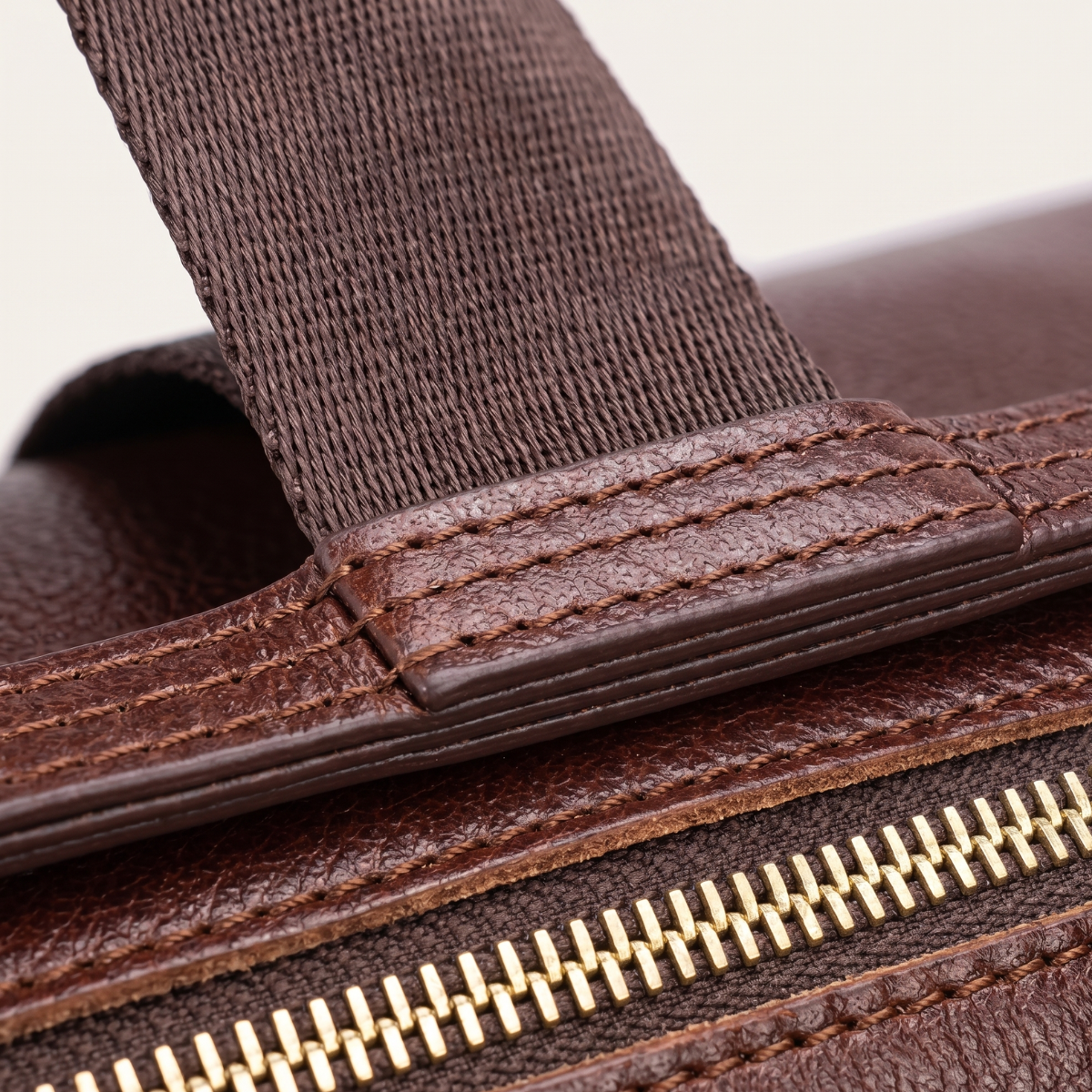 Men’s Genuine Leather Business Shoulder Bag