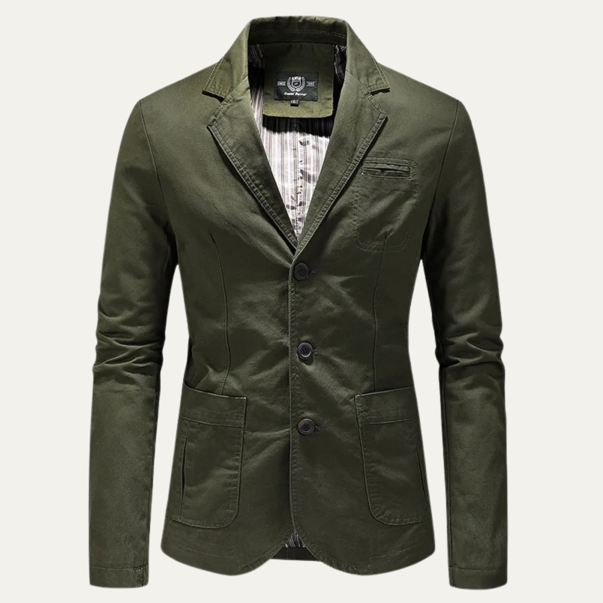 The Dolomiti Men’s Slim Fit Casual Cotton Blazer Suit