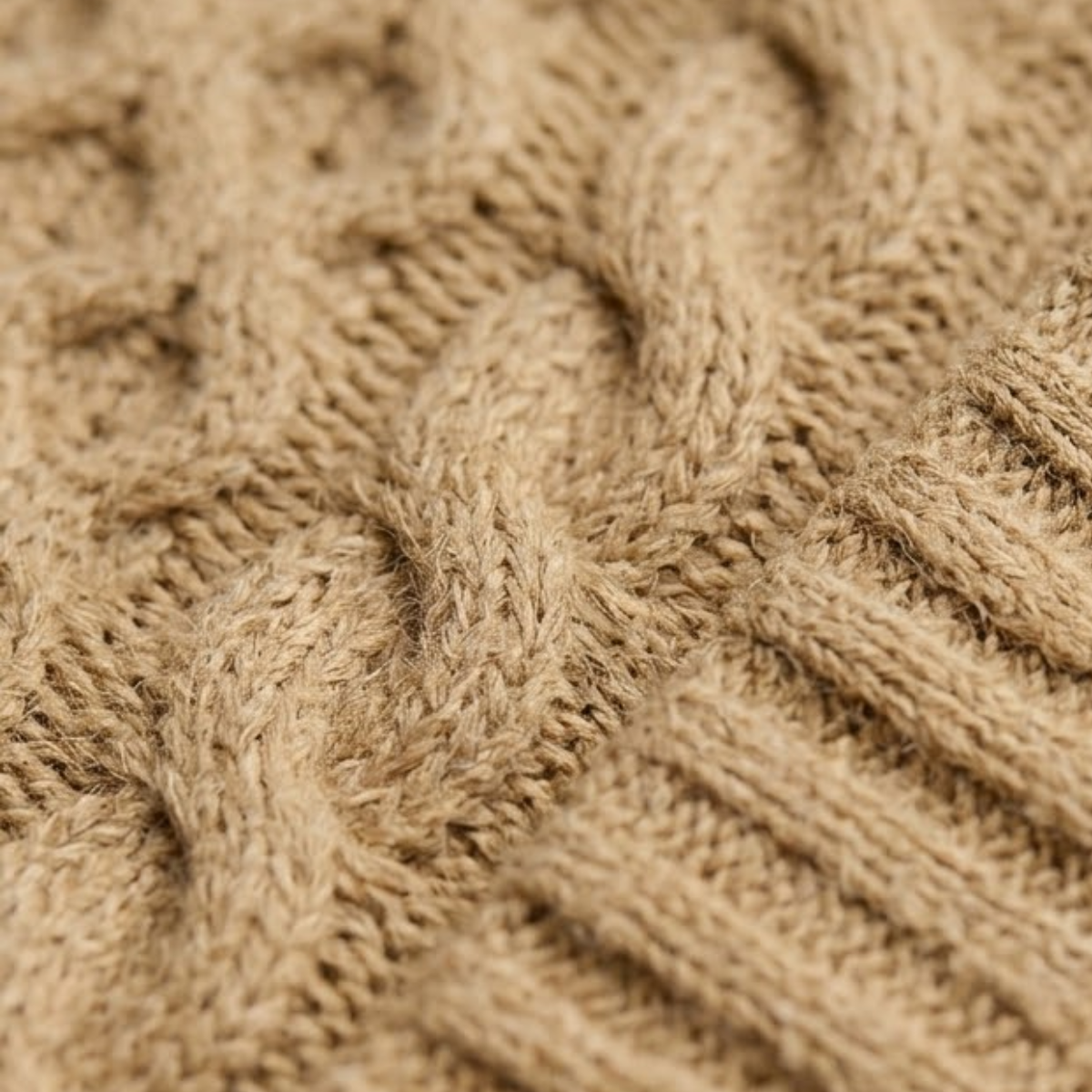 Brighton Men's Cable Knit Sweater with Chunky Button Neck