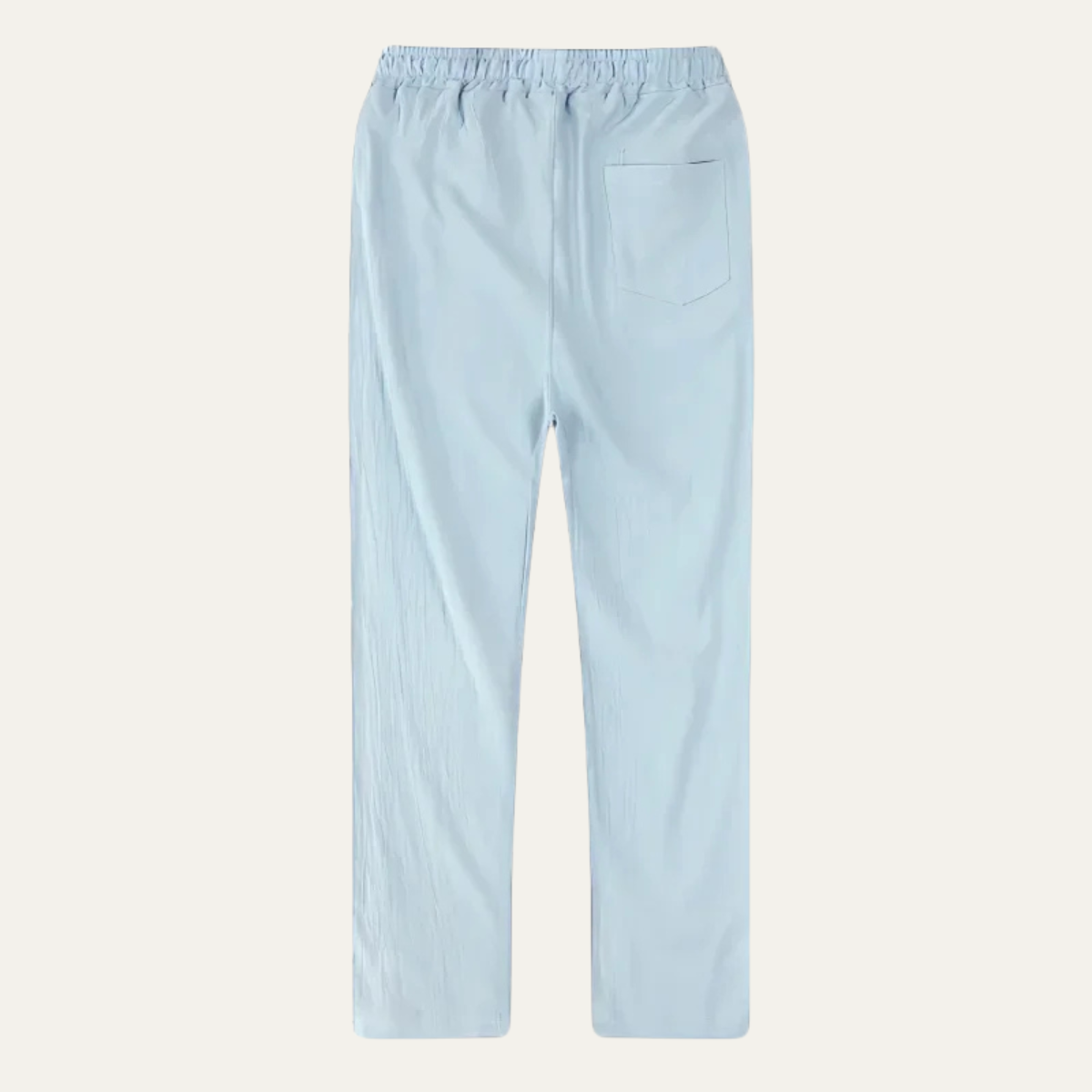 The McLean Men’s Casual Lightweight Linen Trousers – Light Blue