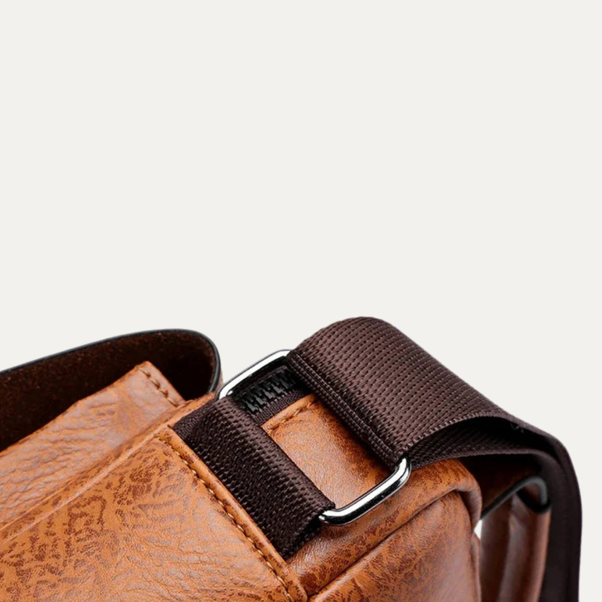 Men’s Casual Crossbody Leather Shoulder Handbag