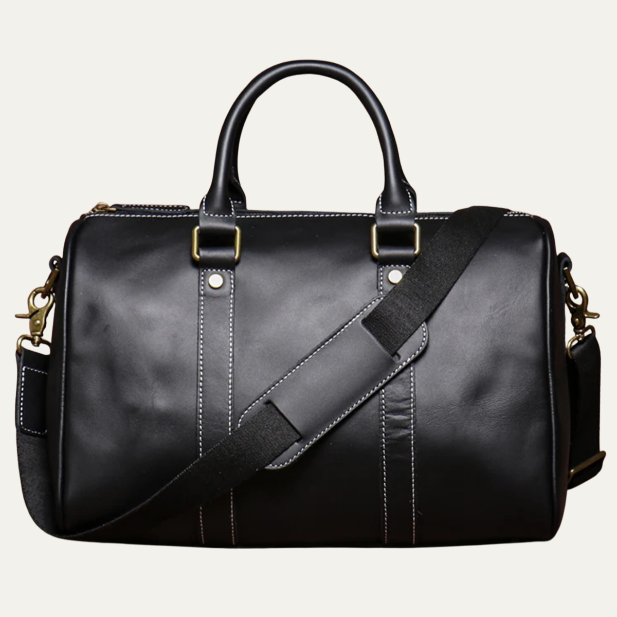Men’s Vintage Carry On Genuine Leather Travel Duffle Bag