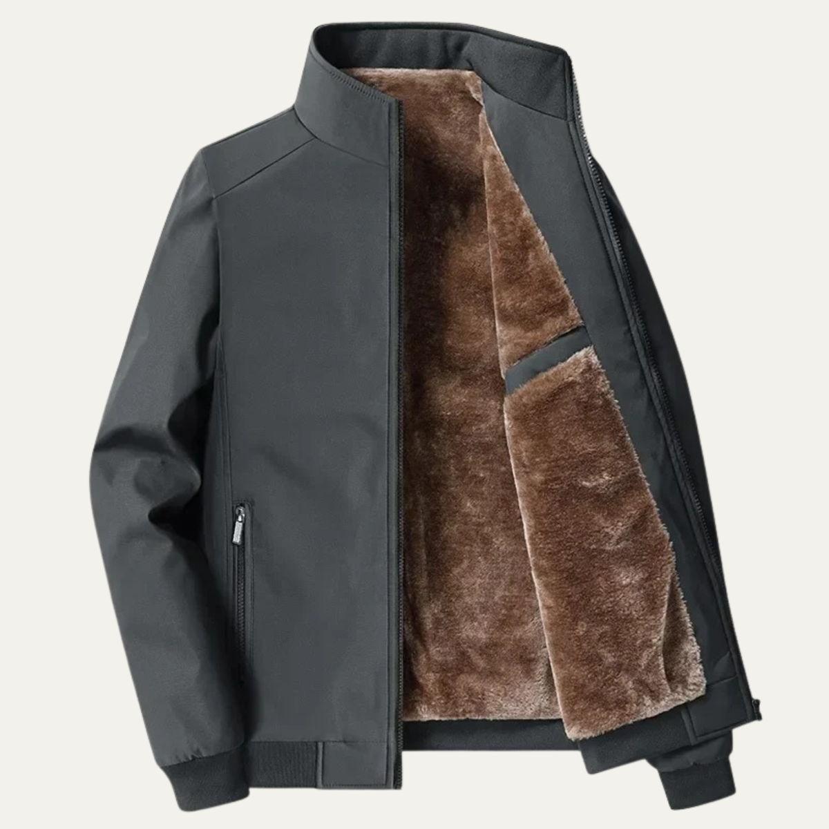Glasgow Men's Waterproof Thermal Winter Jacket with Fleece Lining
