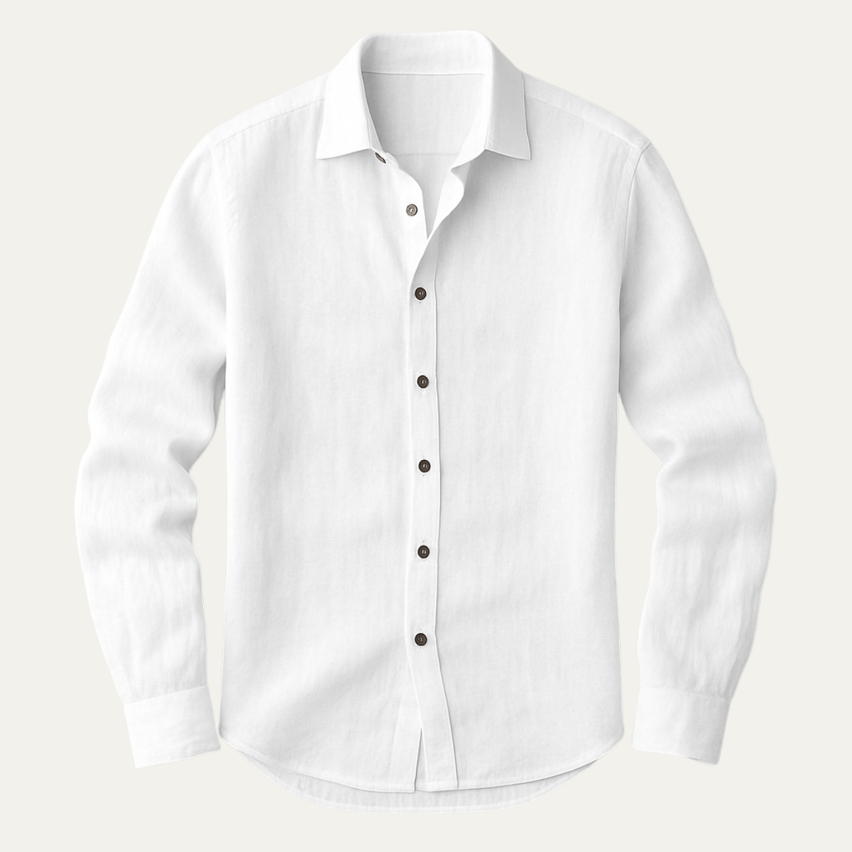 The St. Tropez Vintage Long Sleeve Linen Shirt for Men