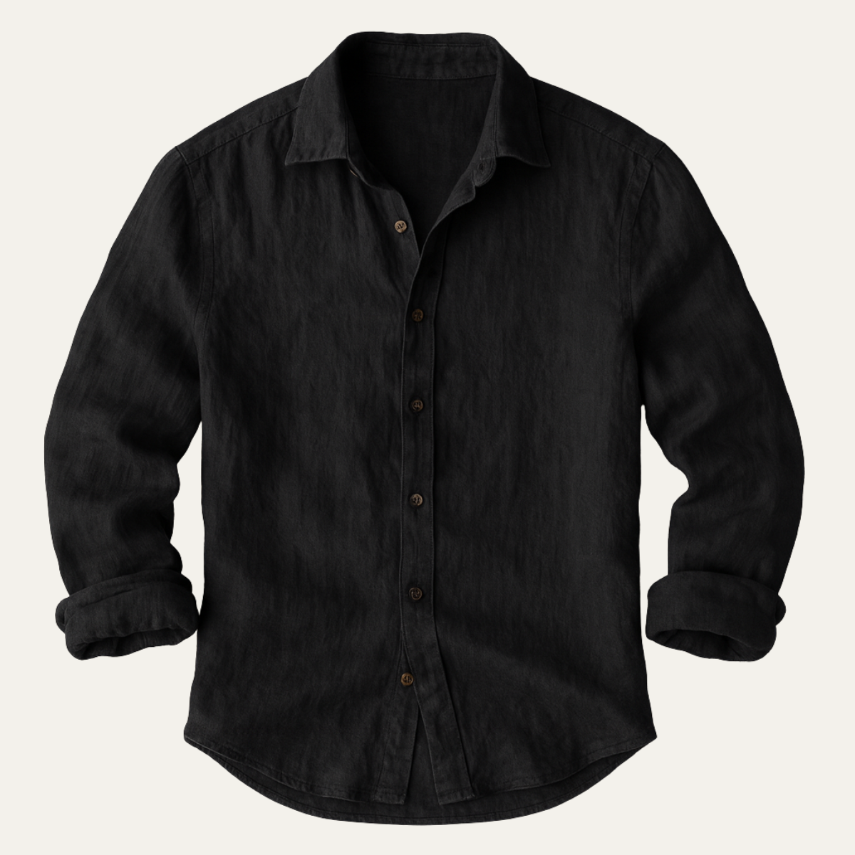 The St. Tropez Vintage Long Sleeve Linen Shirt for Men