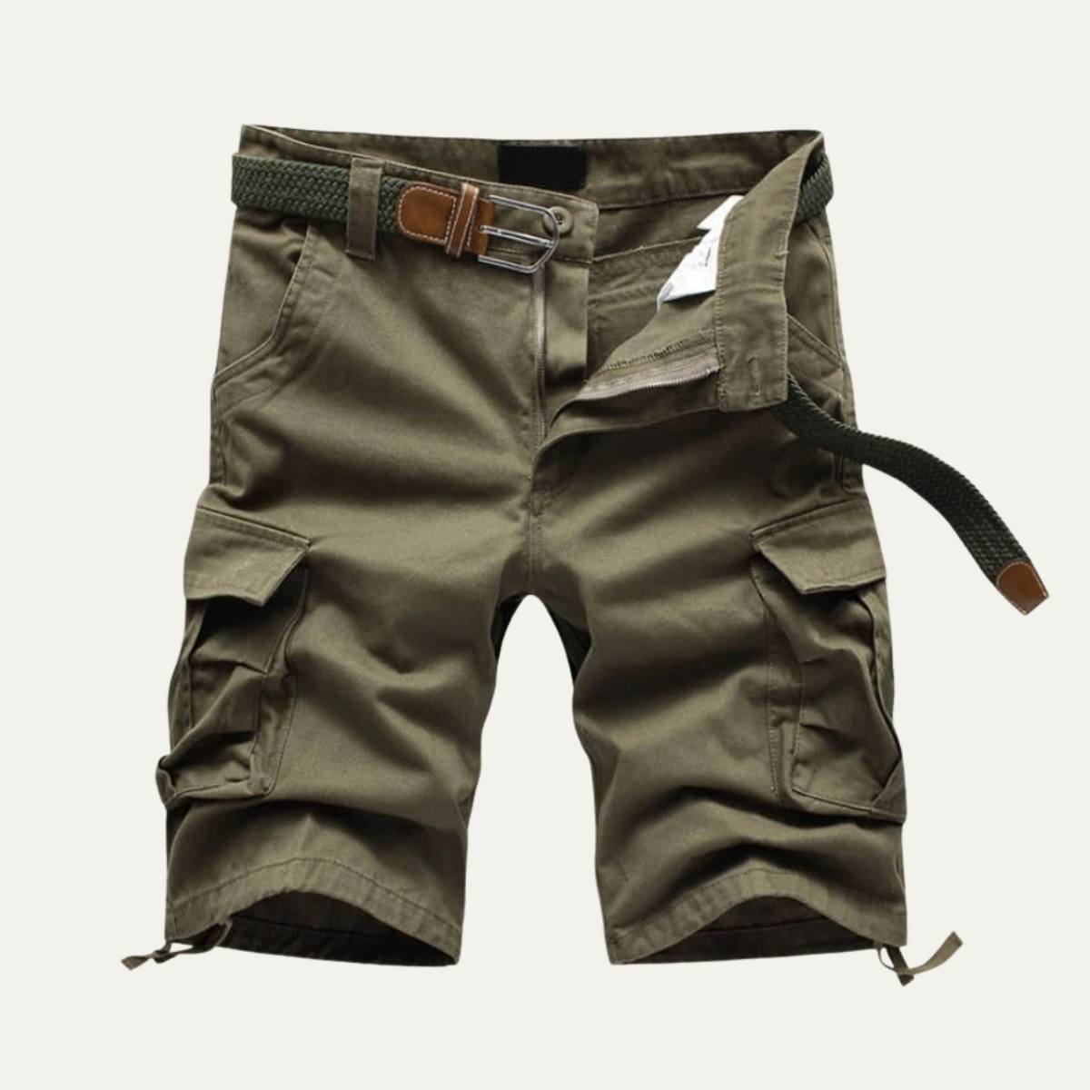 The Amalfi Men’s Casual Utility Relaxed Fit Cargo Shorts