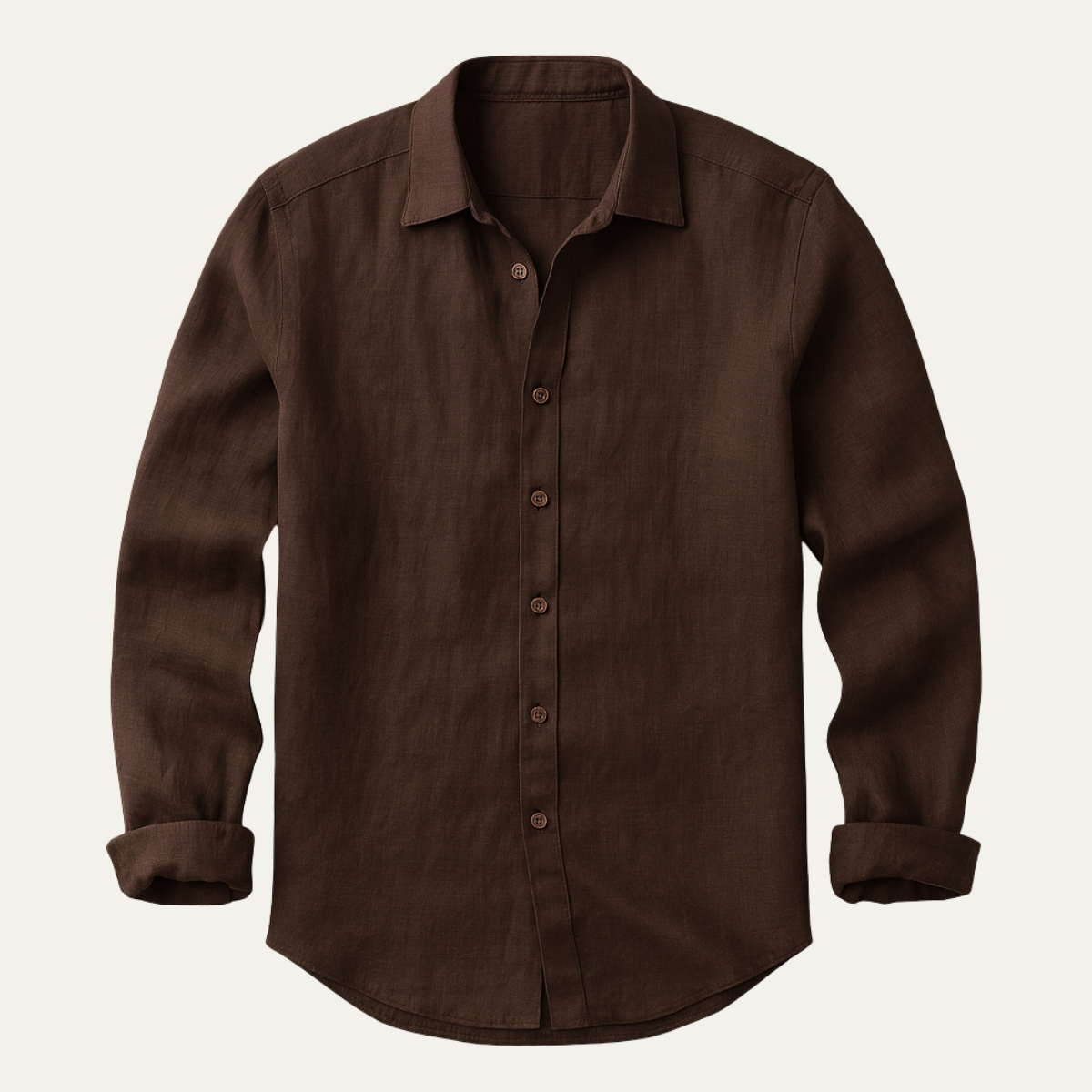 The St. Tropez Vintage Long Sleeve Linen Shirt for Men