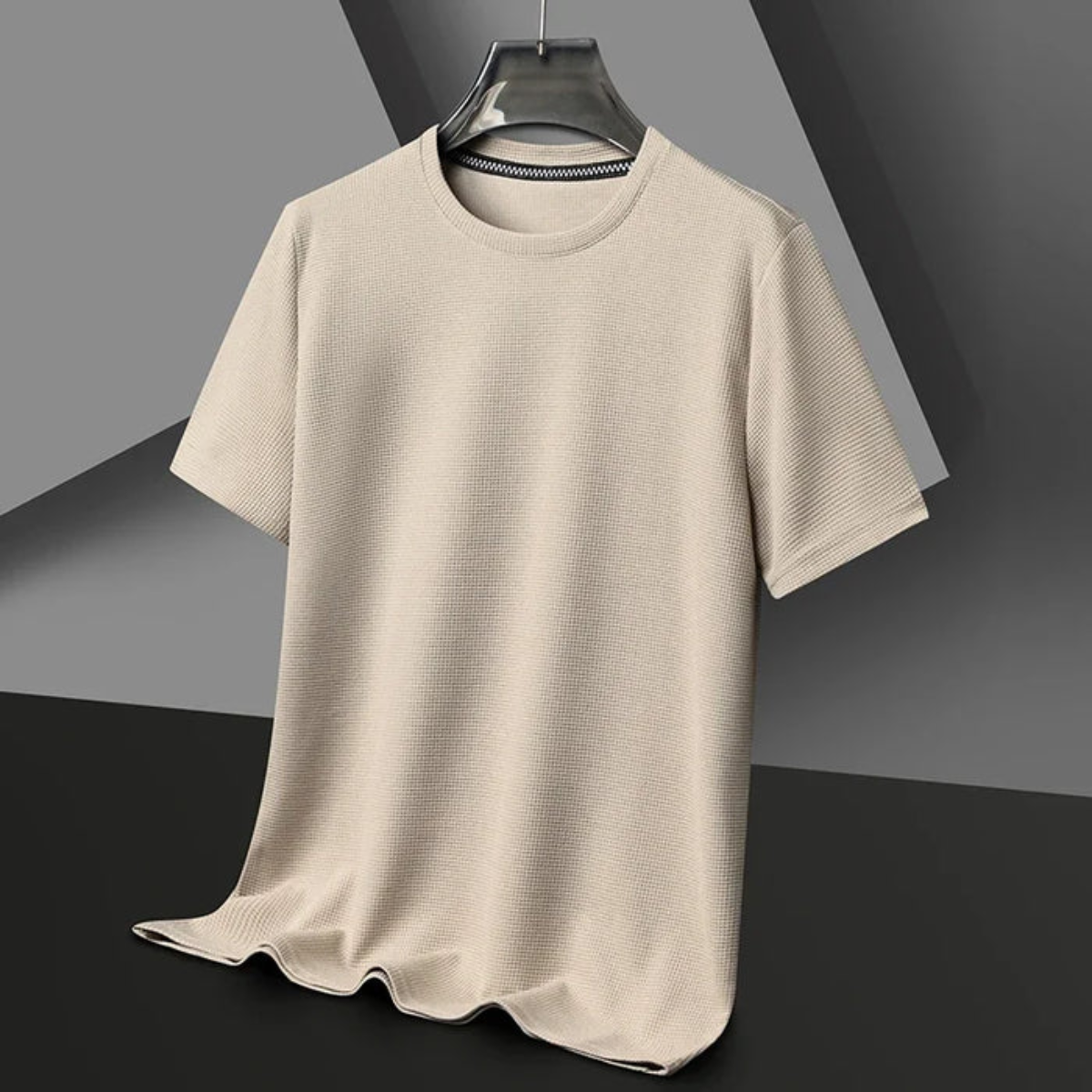 The Perugia Men’s Lightweight Textured Casual T Shirt