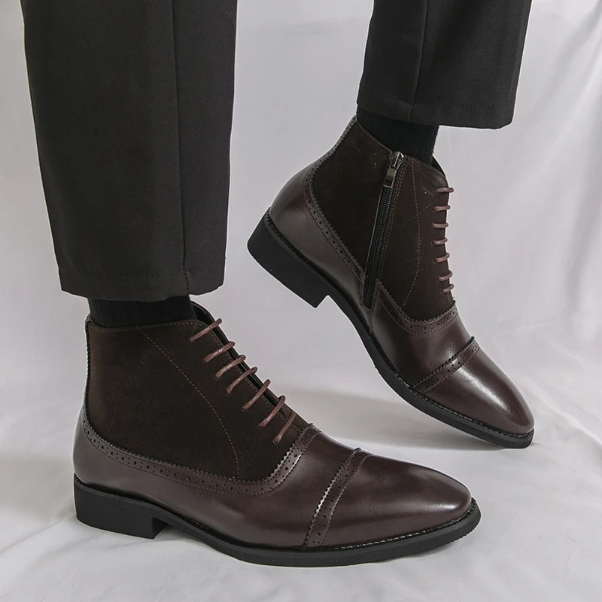 The Thistlewood Men’s Elegant Formal Chelsea Leather Boots