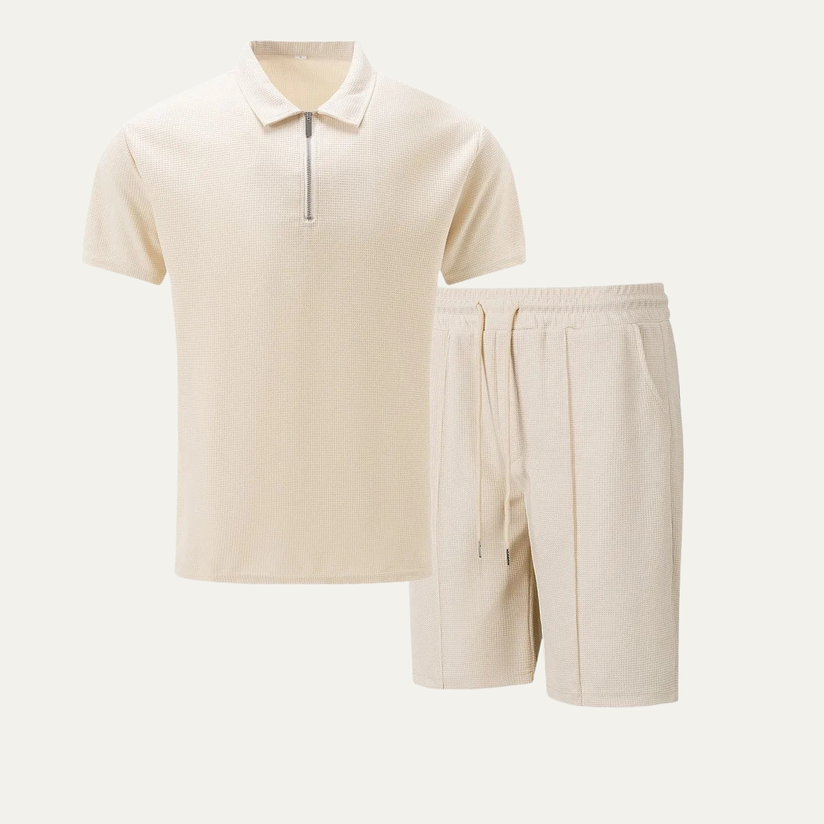 The Merano Men’s Polo Shirt and Shorts Set – Casual Two Piece Outfit