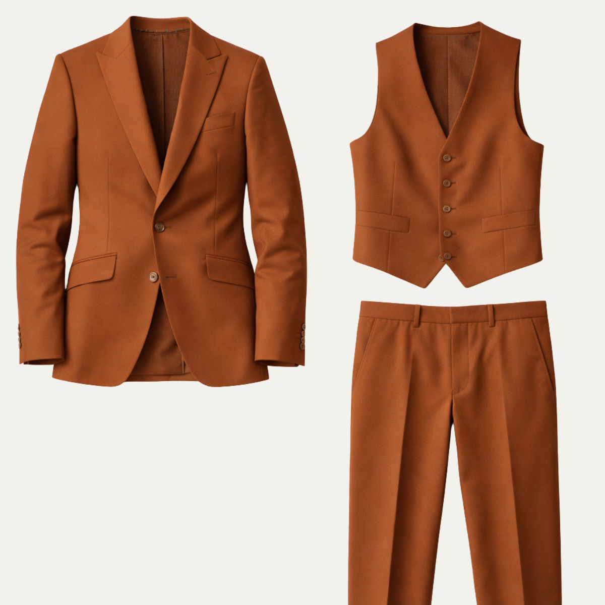 The Radicofani Men’s Elegant 3 Piece Set - Jacket, Gilet & Trousers