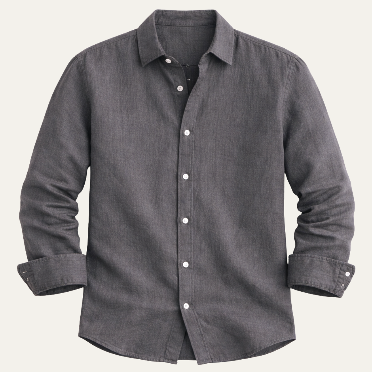 The Polignano Men’s Relaxed Button-Up Linen Summer Shirt