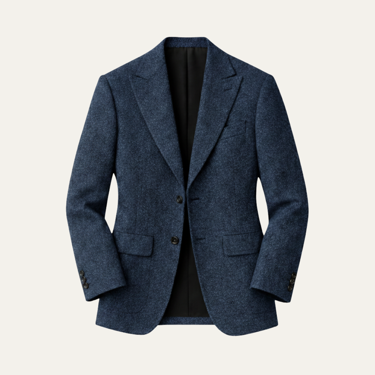 The Milan Men’s Tailored Tweed Fishbone Blazer Jacket