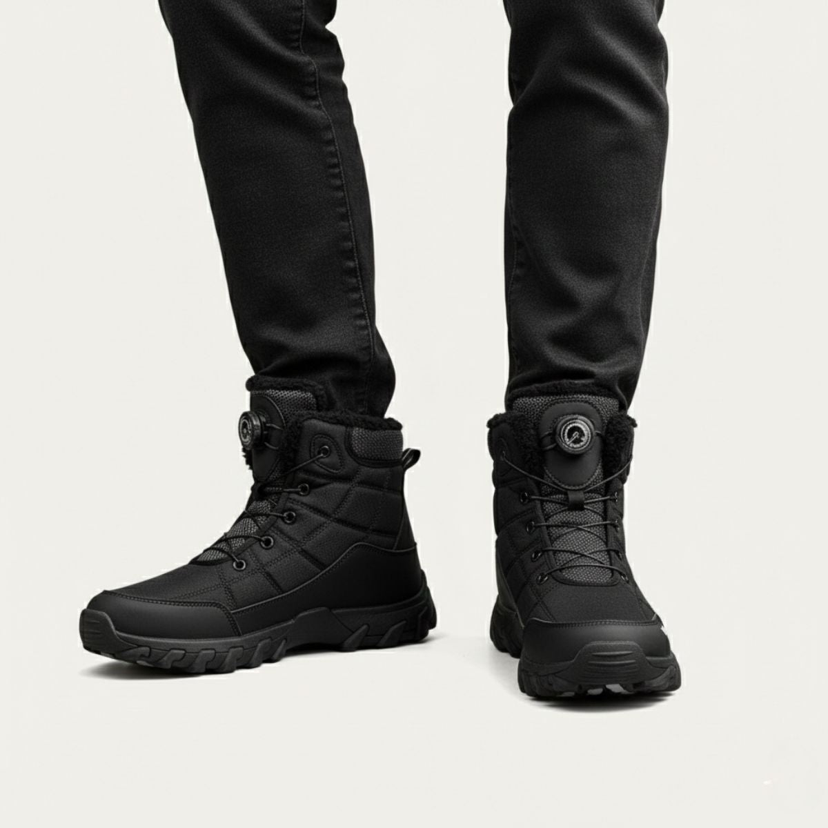 Northpark Men's Trendy Plush-Lined Winter Boots