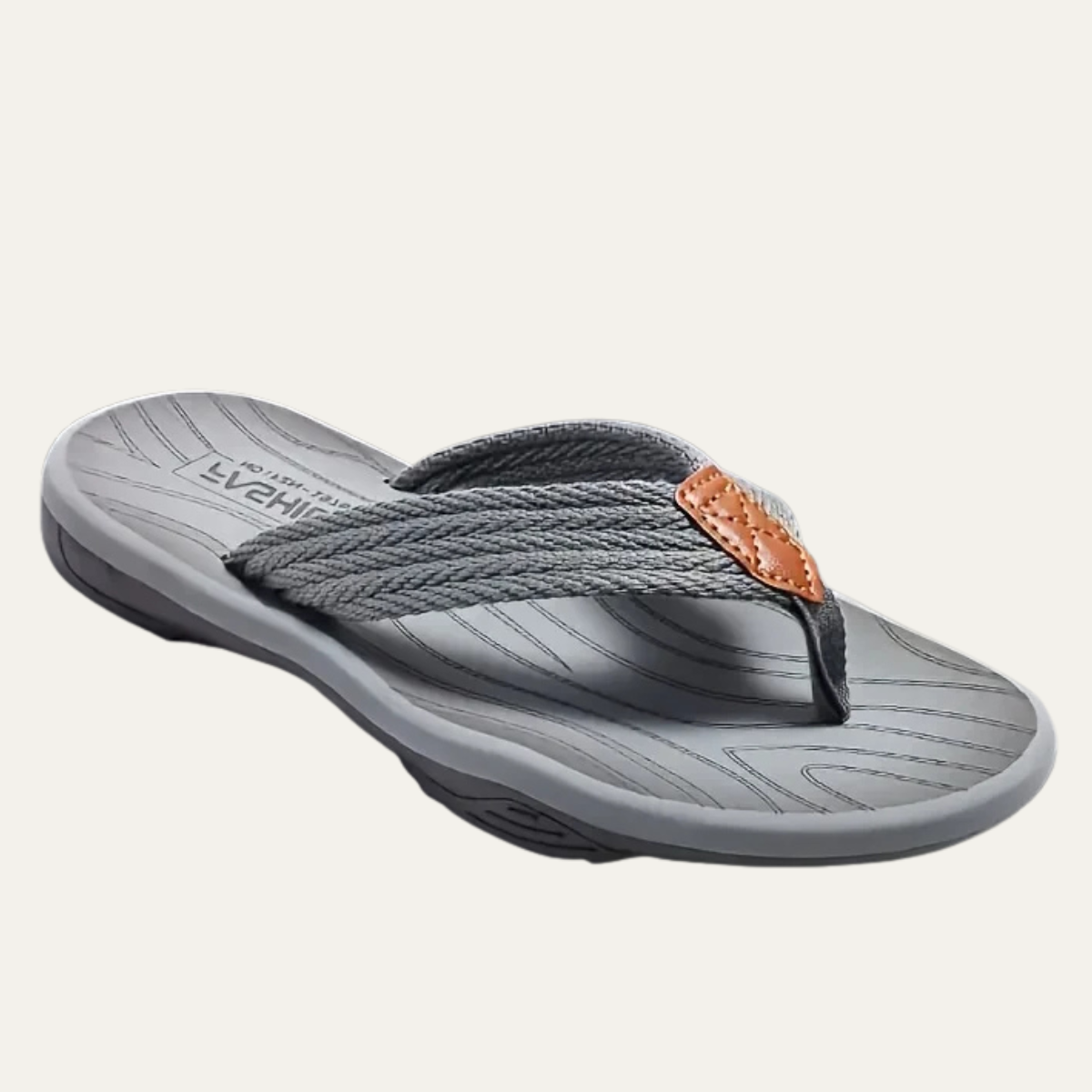 The Dinan Men’s Comfortable Summer Beach Flip Flops
