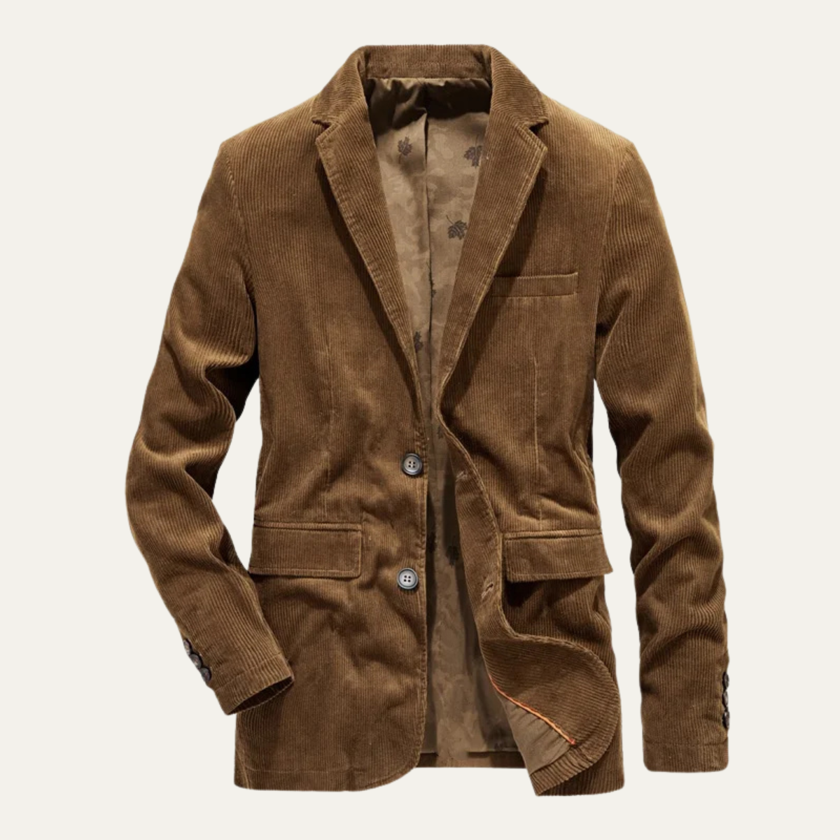 The Foxwell Men’s Vintage Business Corduroy Blazer