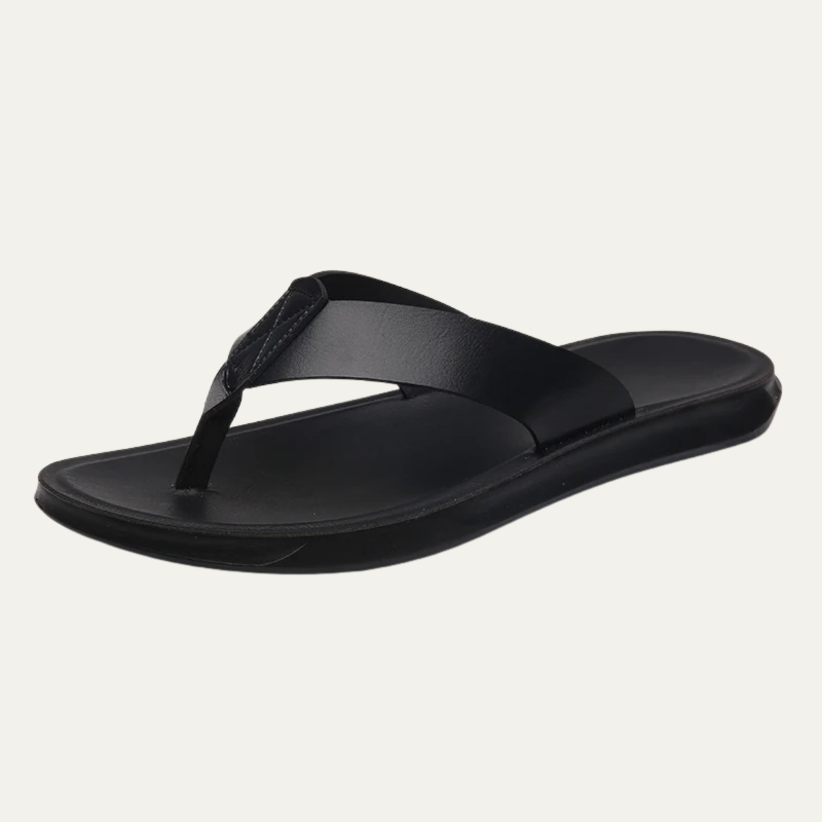 The Bolgheri Men’s Casual Beach Leather Flip Flops