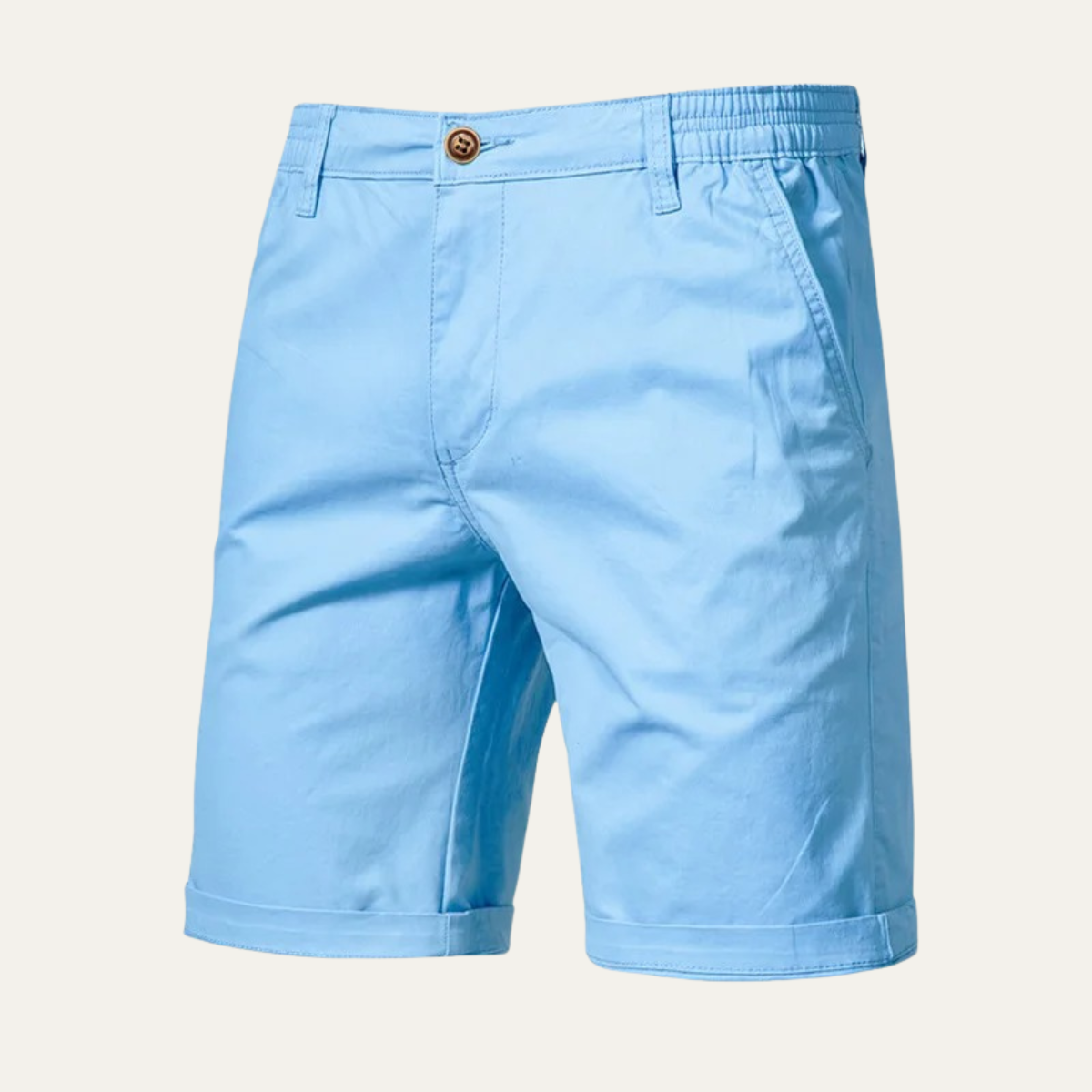 Men’s Summer Chino Shorts – Cotton Stretch Stylish Beach Shorts