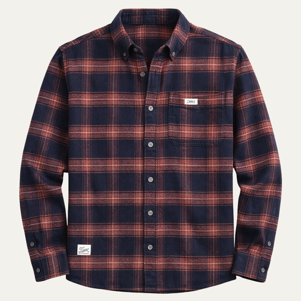 The Como Men’s Plaid Overshirt Jacket