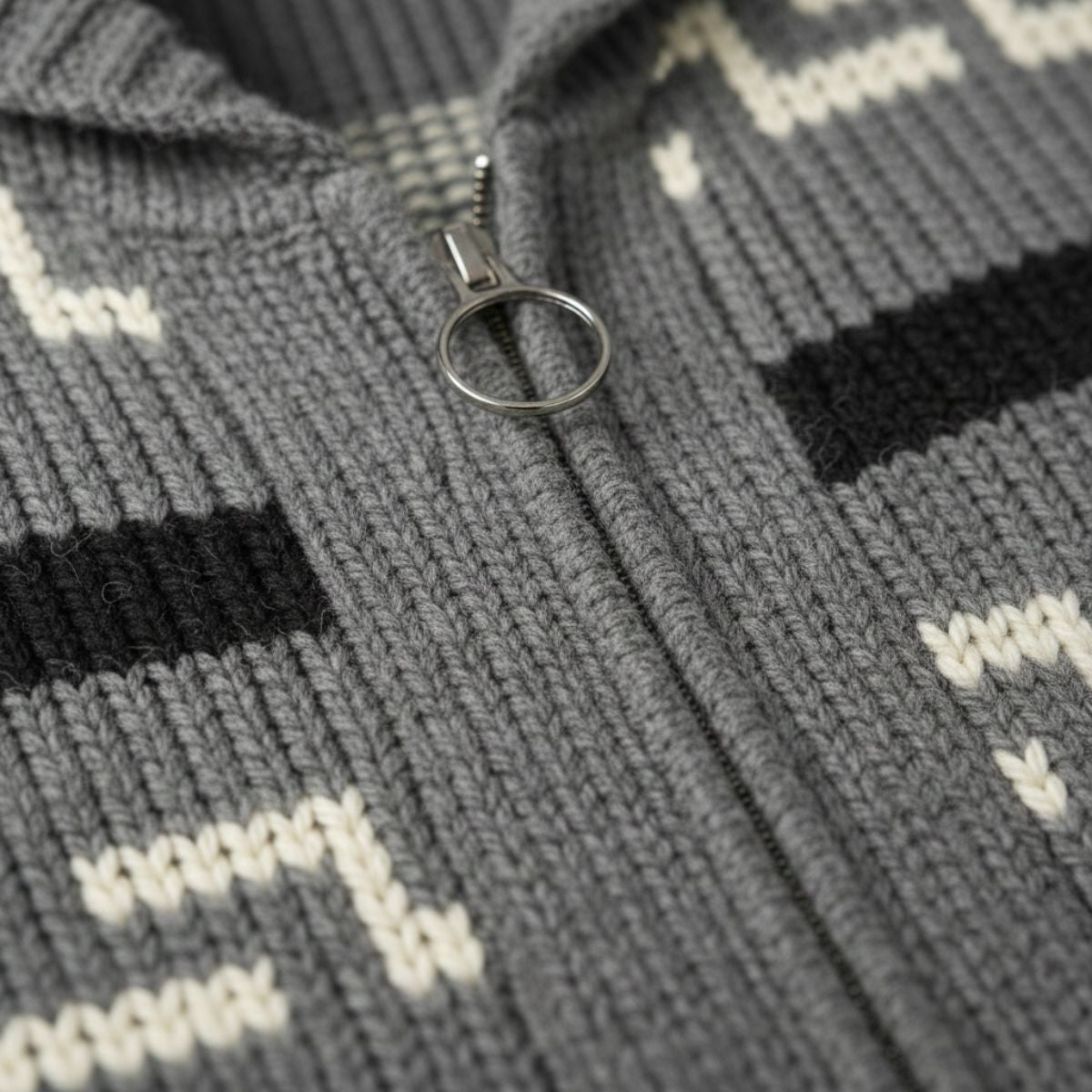Orvieto Men's Vintage Thick Knit Cardigan with Shawl Collar for Winter