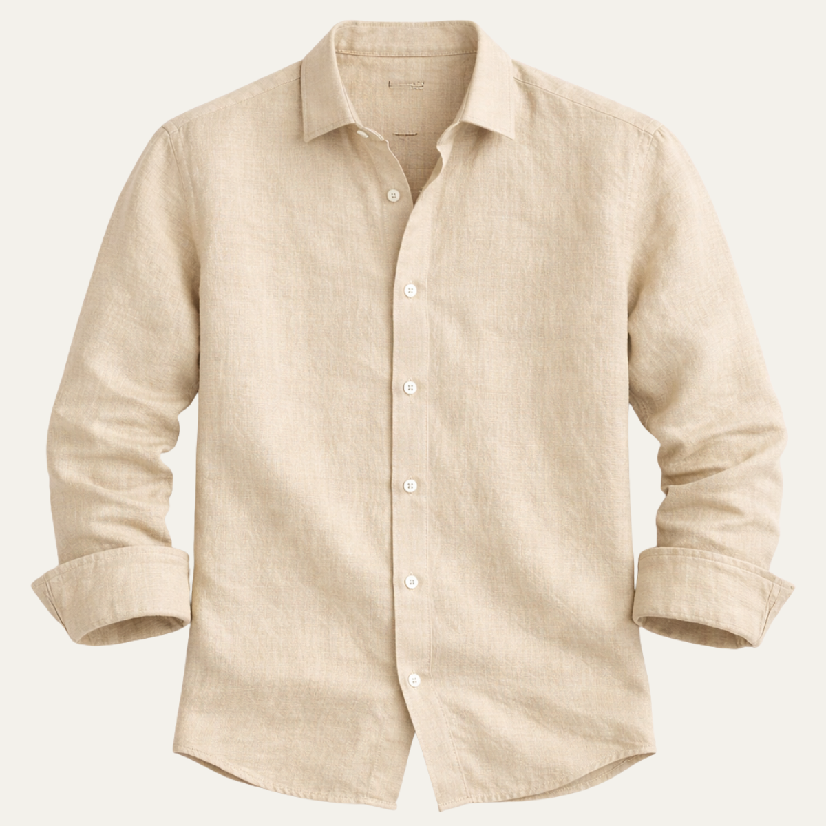 The Alberobello Men’s Solid Colour Summer Linen Button Up Shirt