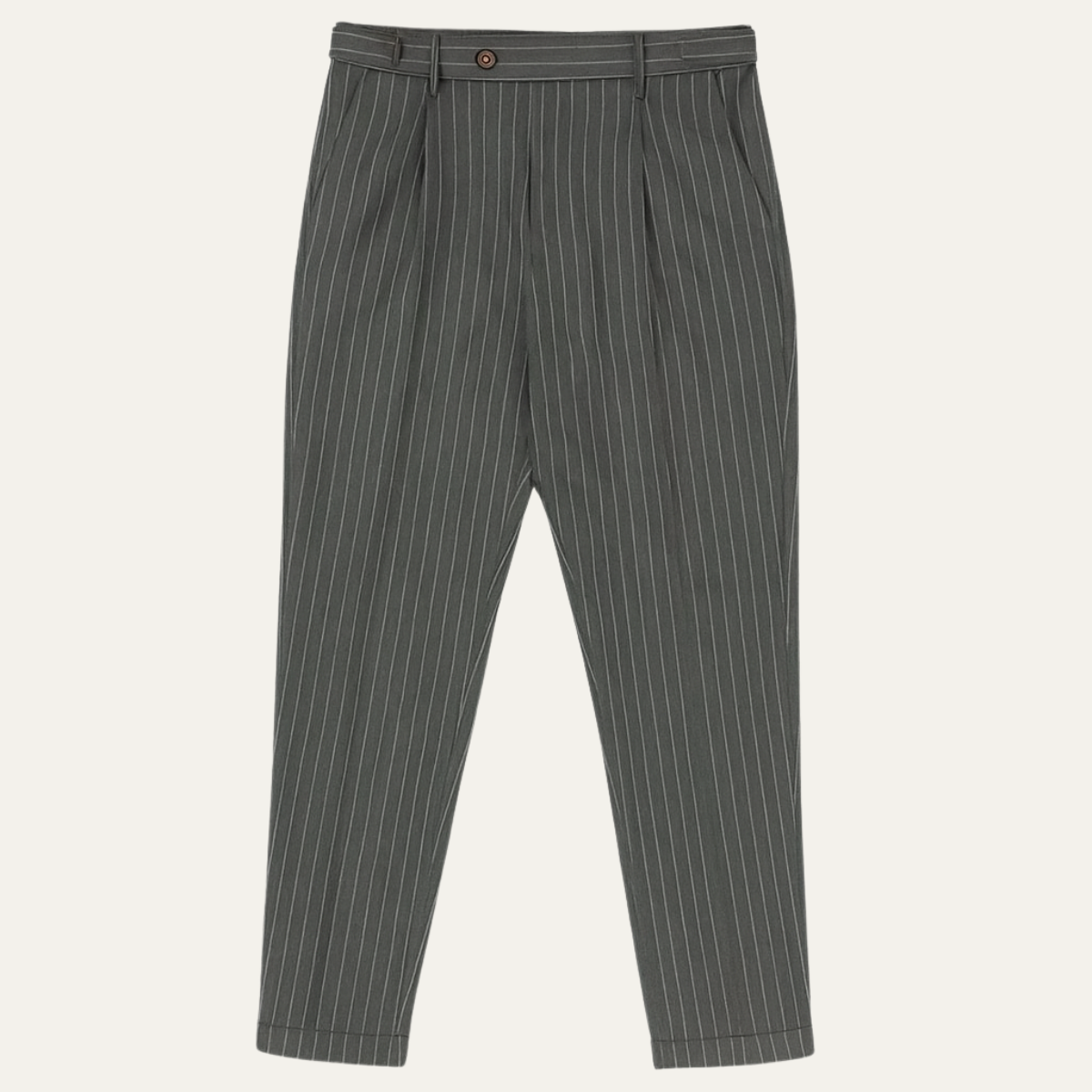 The Cullen Bay Men’s  Slim Fit  Pinstripe Pleated Dress Trousers