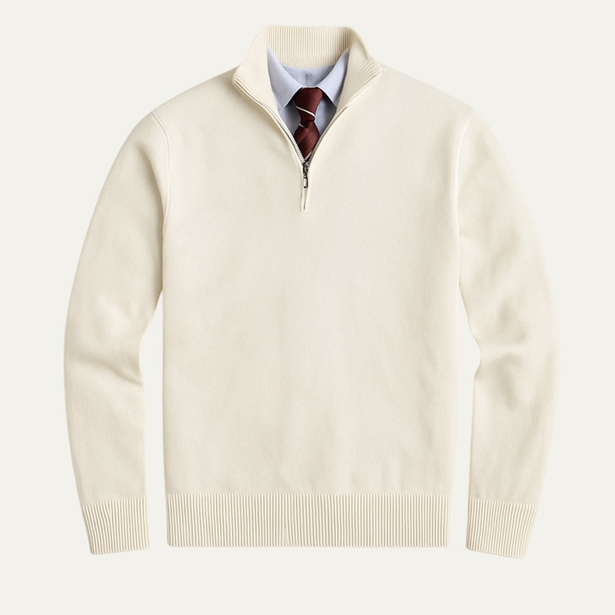 Modern Quarter Zip Jumper for Men