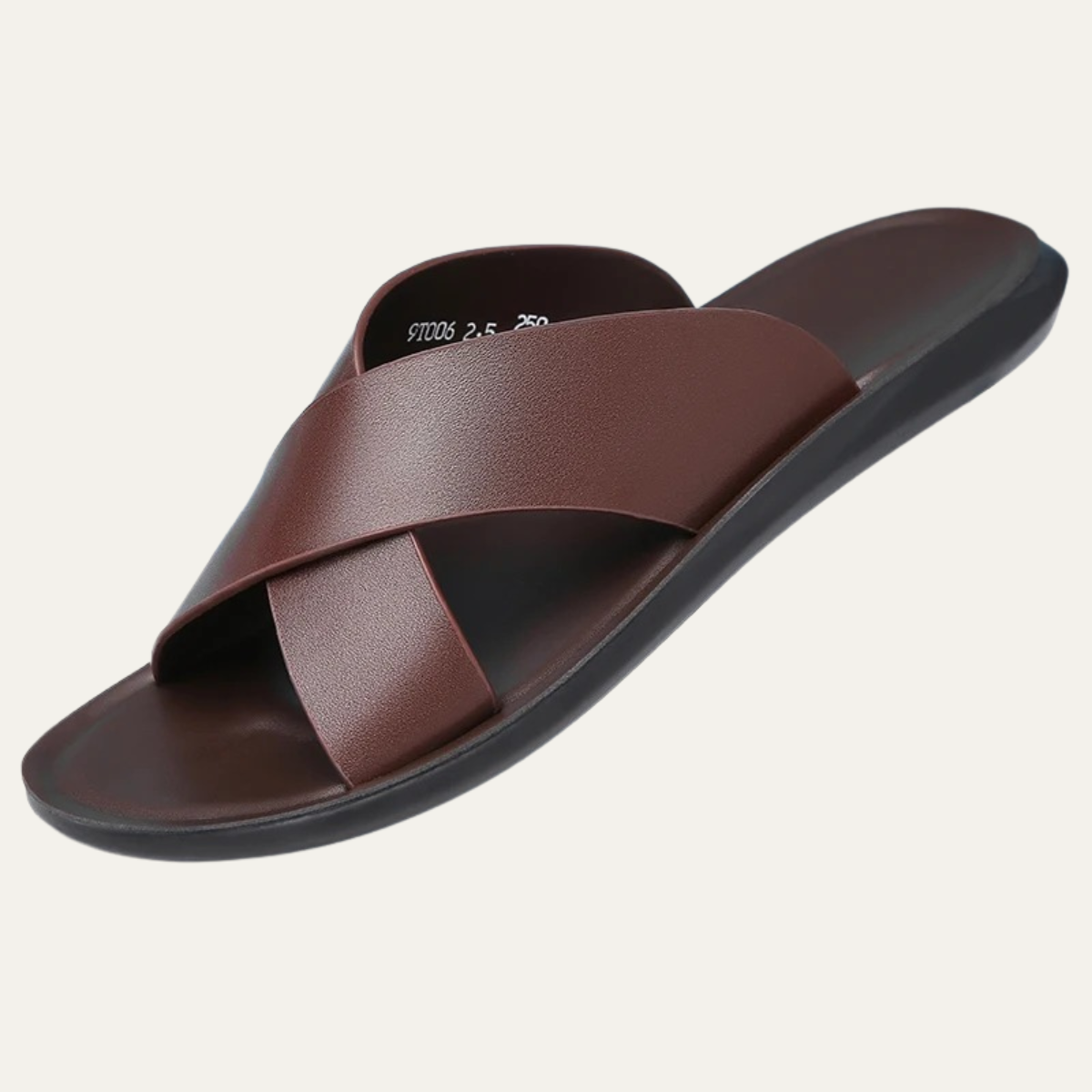 The Manchester Men’s Leather Slide Sandals