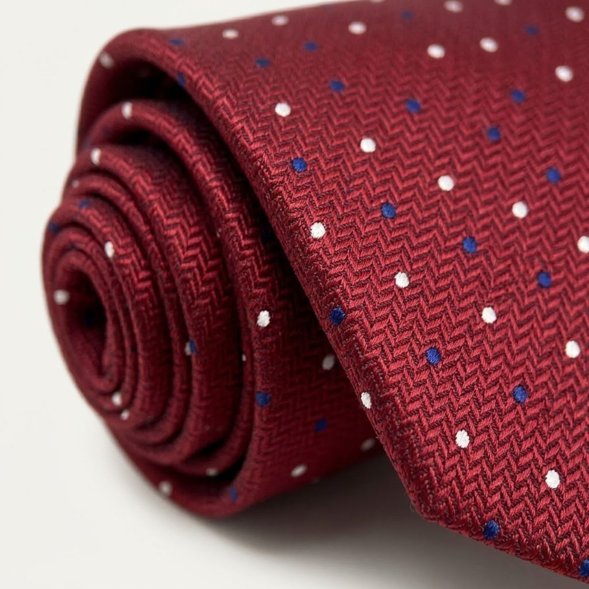 The Monterosso Men’s Luxury Silk Neck Tie - Red