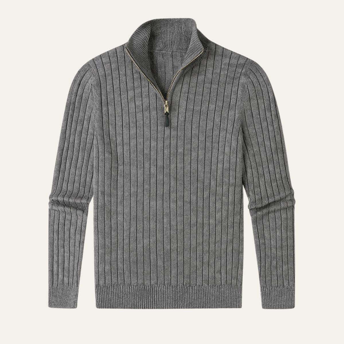 Quarter Zip Jumper for Men - Old Money