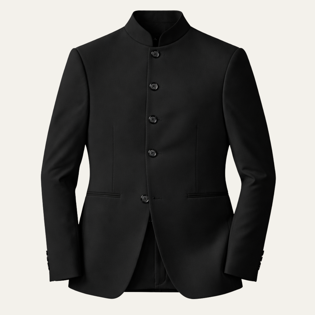 The Monaco Men’s Stand Collar Slim Fit Business Blazer