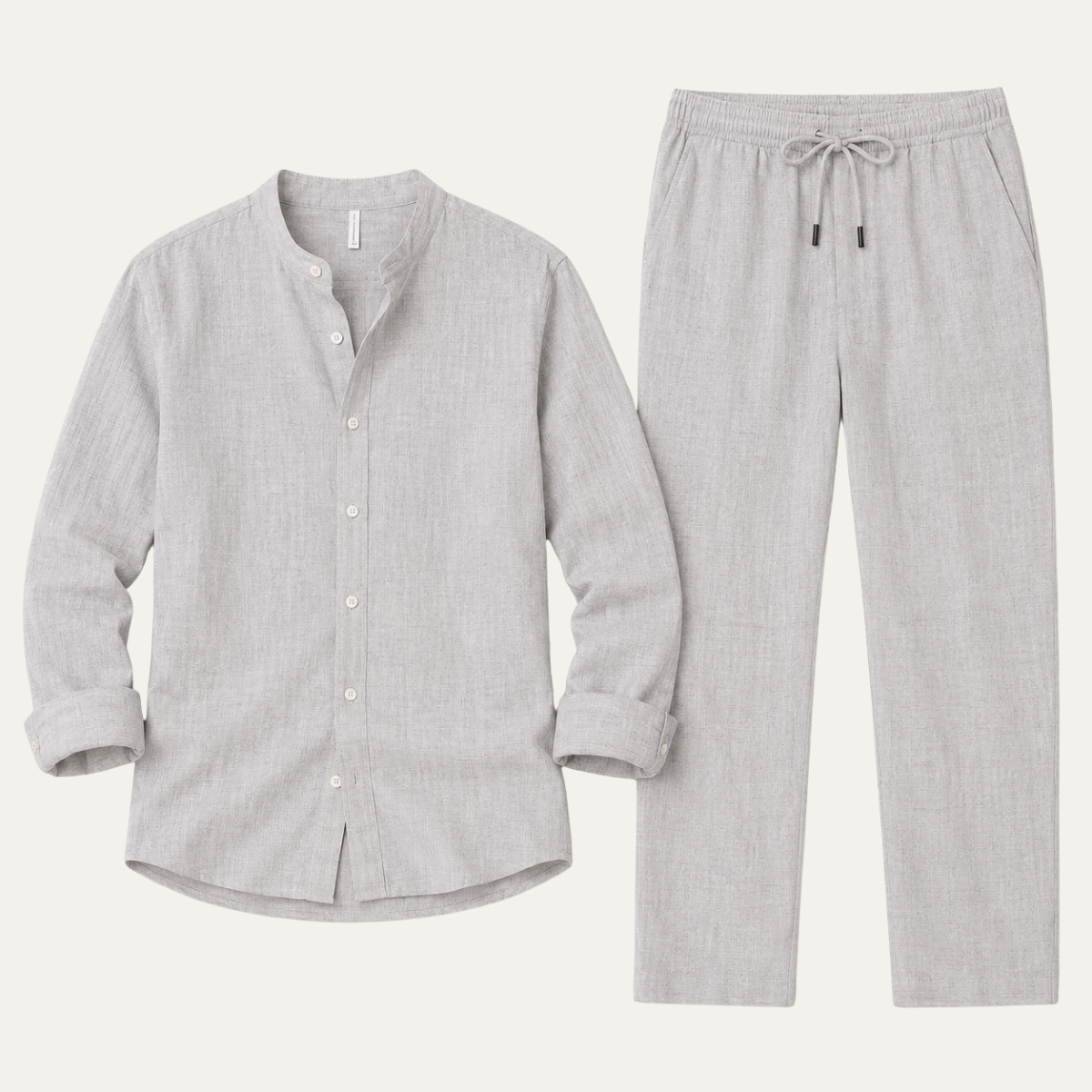 The Barolo Men’s Linen Shirt and Trousers Set – Trendy Two Piece Outfit