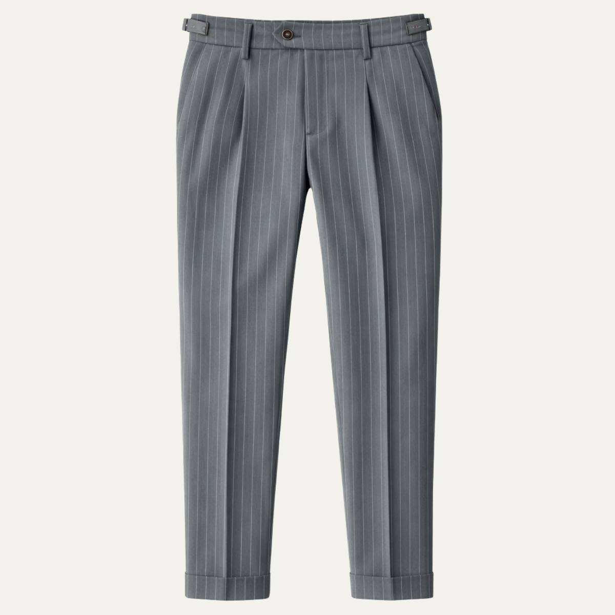 The Siena Men’s Casual Slim Fit Trousers with Pleats