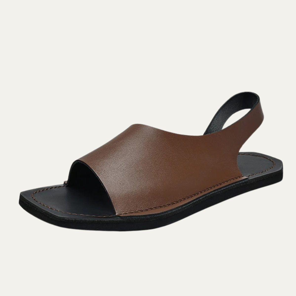 The Gaiole Men’s Open Toe Casual Leather Slingback Sandals